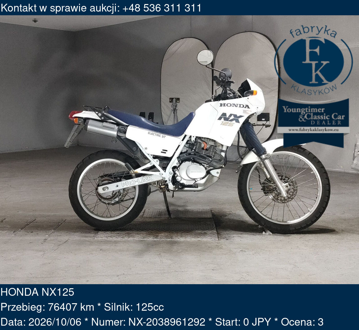 HONDA NX125 - zdjęcie 2
