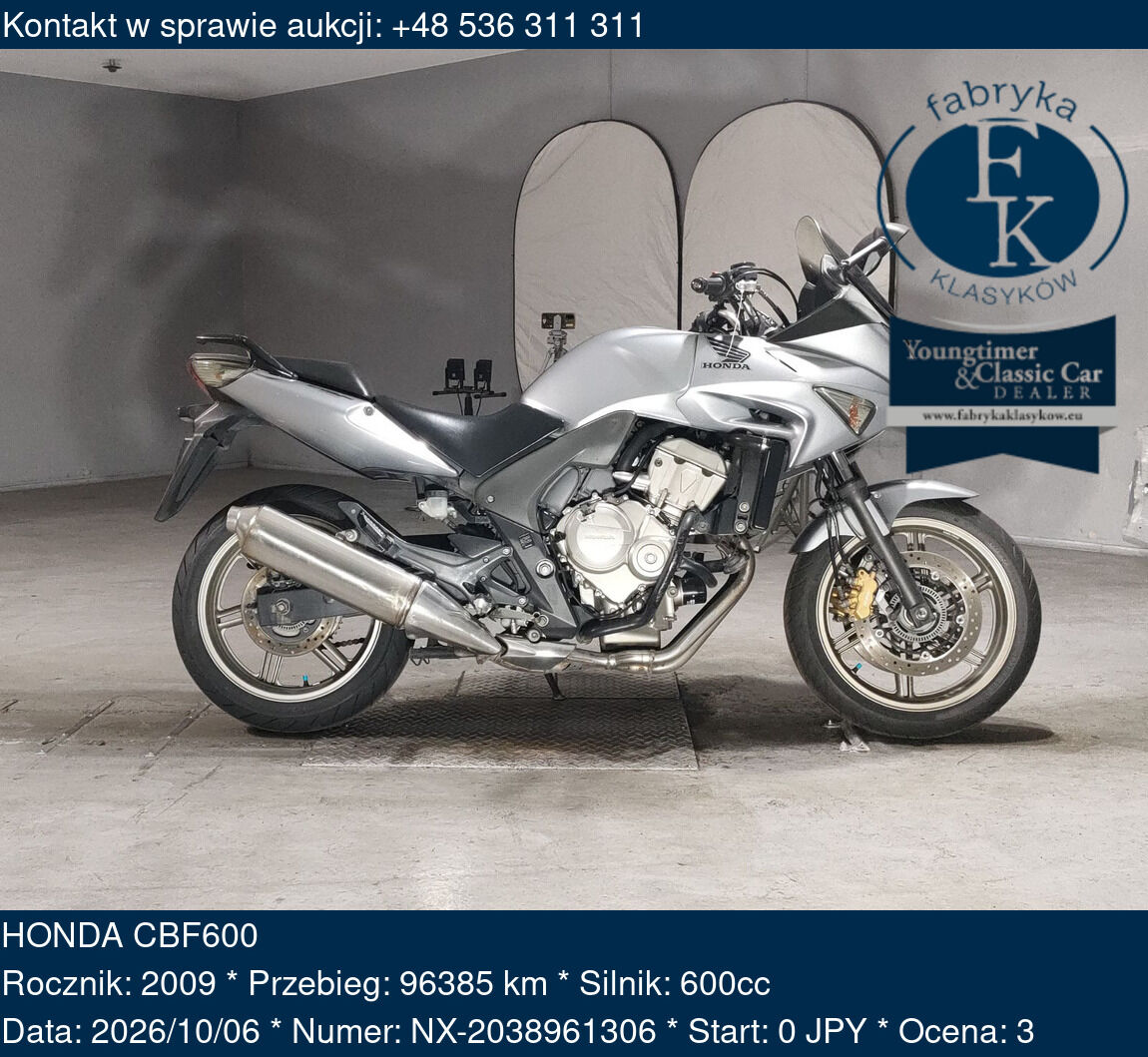 HONDA CBF600 2009 - zdjęcie 2