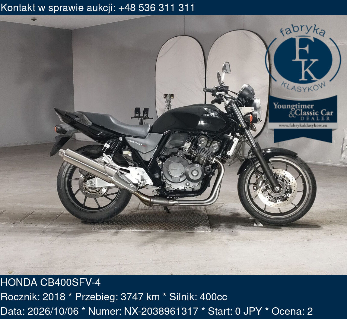 HONDA CB400SFV-4 2018 - zdjęcie 2