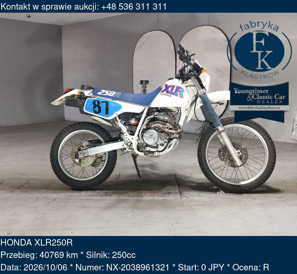 HONDA XLR250R  - zdjęcie 2