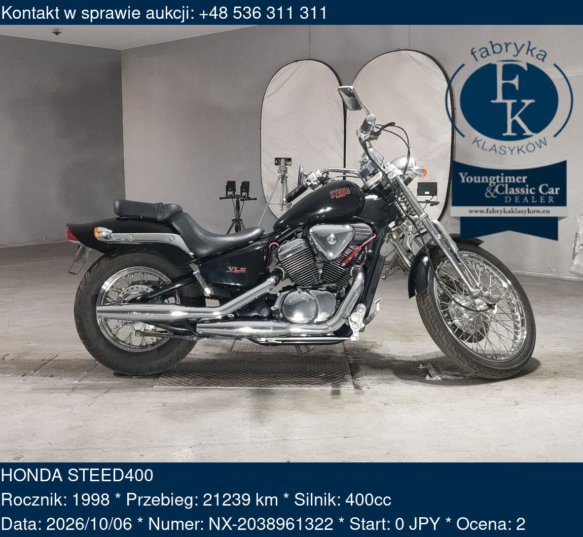 HONDA STEED400 1998 - zdjęcie 2