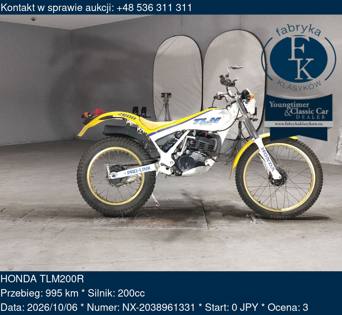 HONDA TLM200R  - zdjęcie 2