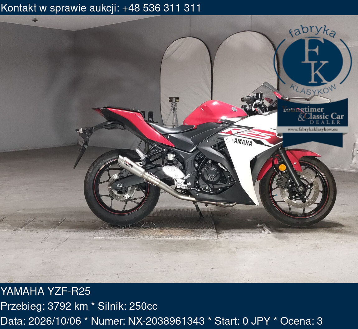 YAMAHA YZF-R25  - zdjęcie 2