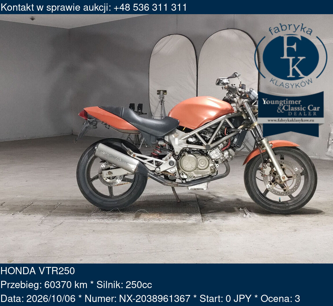 HONDA VTR250  - zdjęcie 2