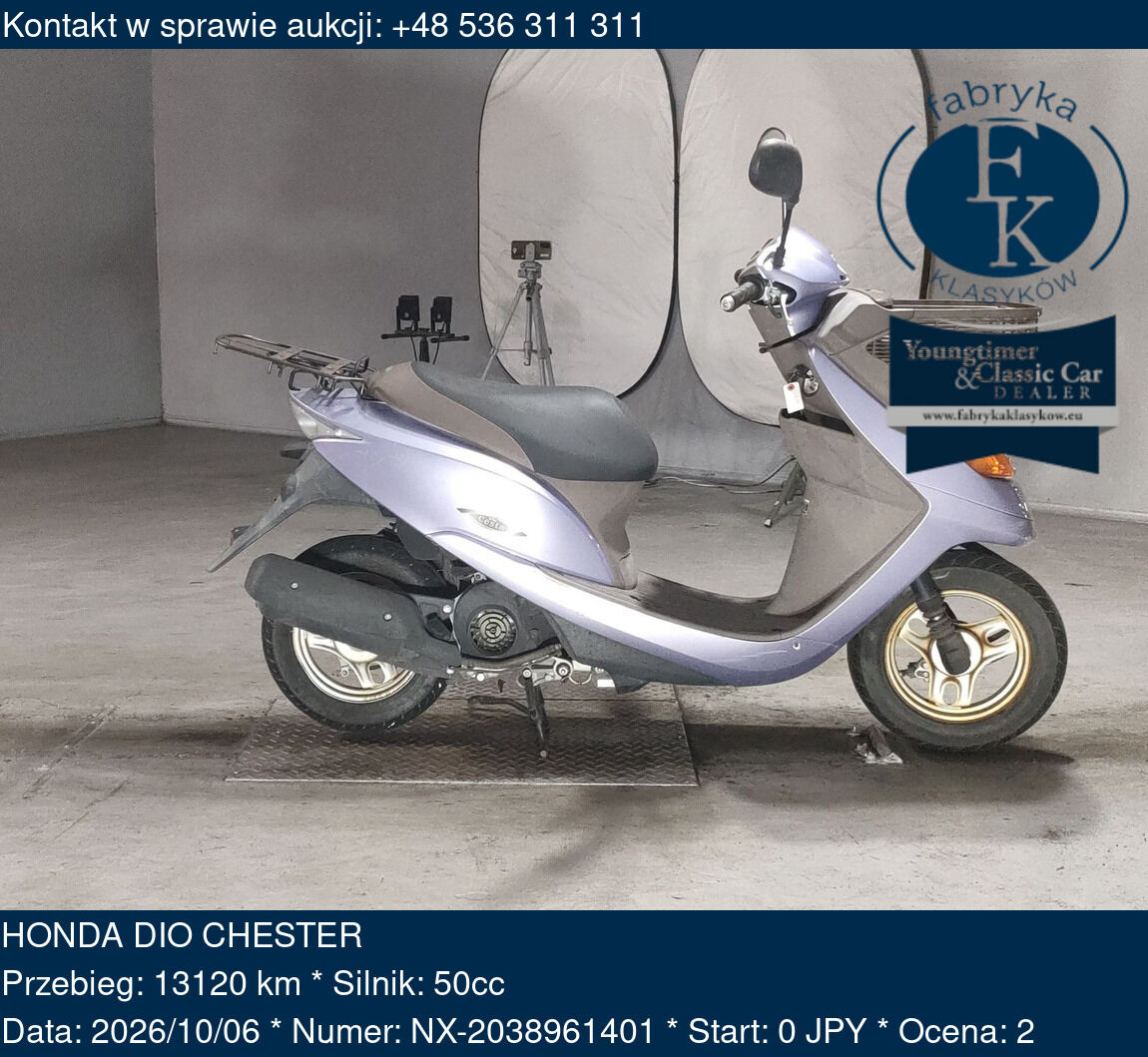 HONDA DIO CHESTER  - zdjęcie 2