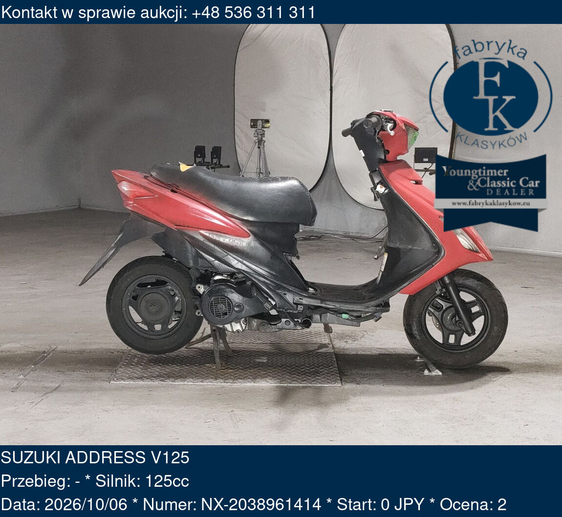 SUZUKI ADDRESS V125  - zdjęcie 2