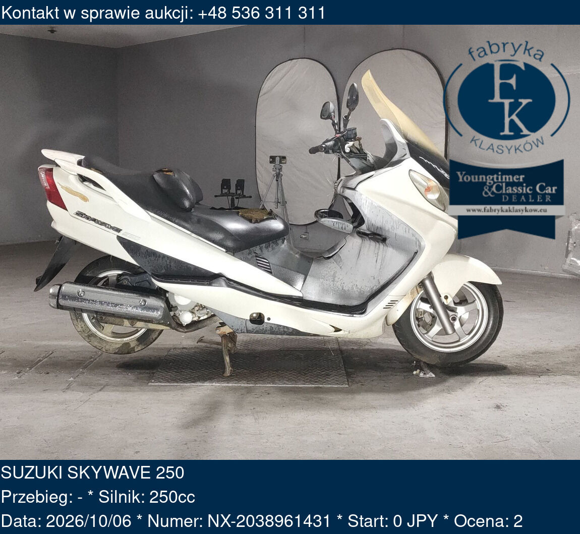 SUZUKI SKYWAVE 250  - zdjęcie 2