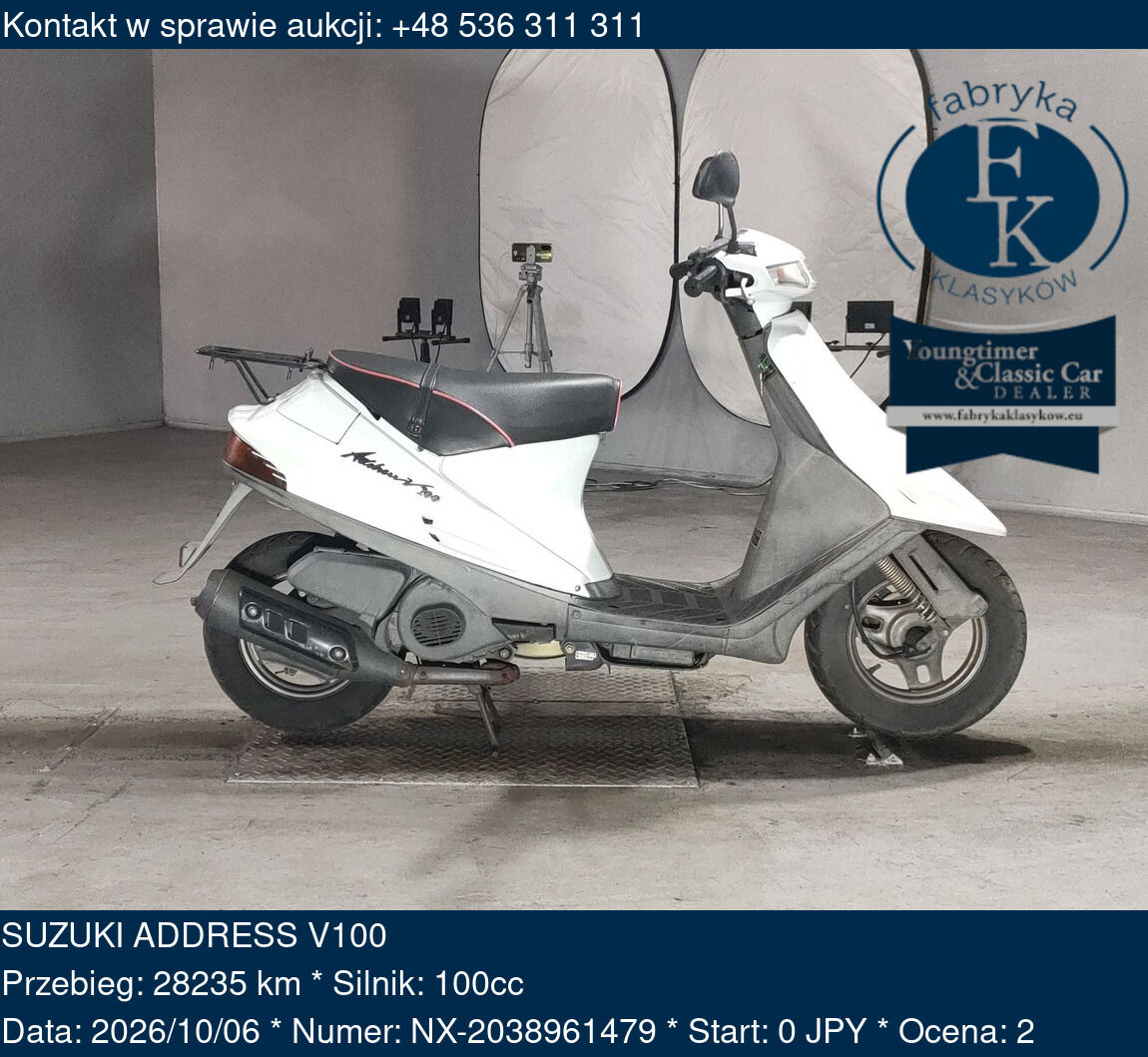 SUZUKI ADDRESS V100  - zdjęcie 2