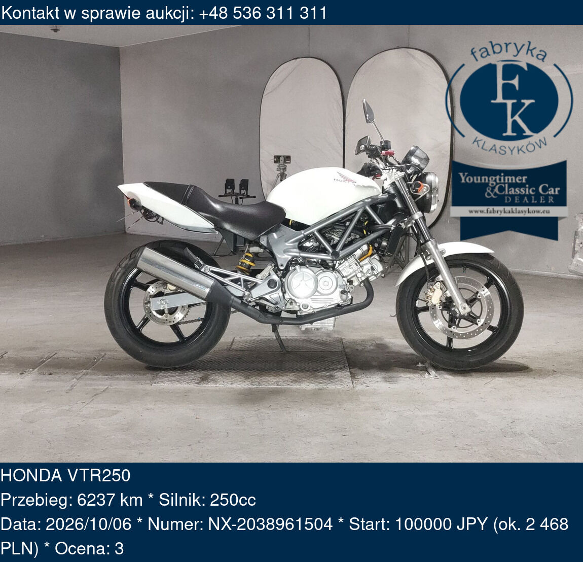 HONDA VTR250  - zdjęcie 2