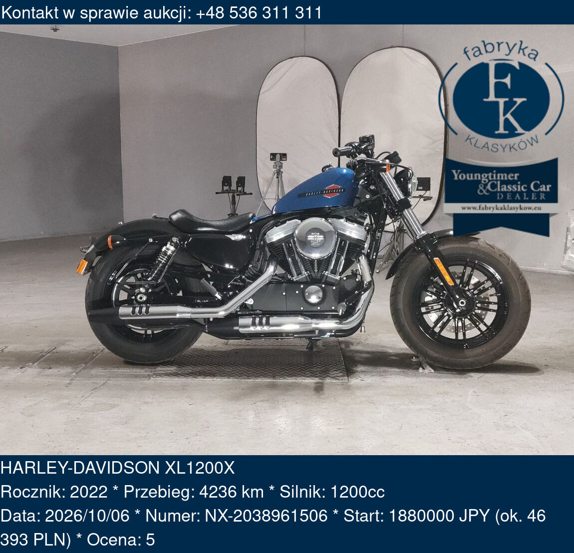 HARLEY-DAVIDSON XL1200X 2022 - zdjęcie 2