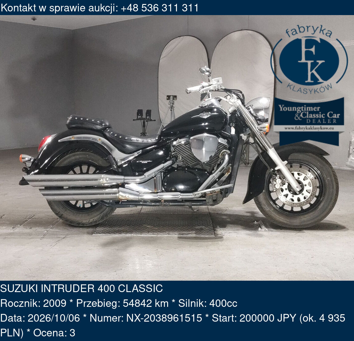 SUZUKI INTRUDER 400 CLASSIC 2009 - zdjęcie 2