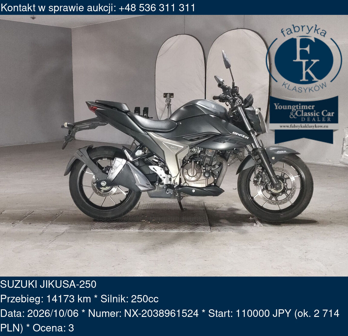 SUZUKI JIKUSA-250 - zdjęcie 2