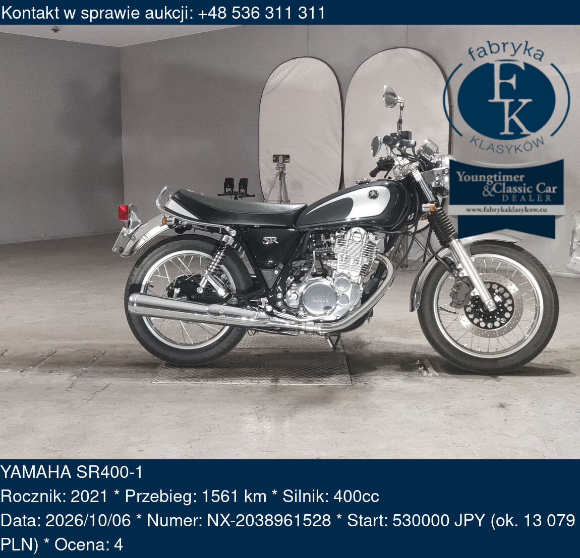 YAMAHA SR400-1 2021 - zdjęcie 2