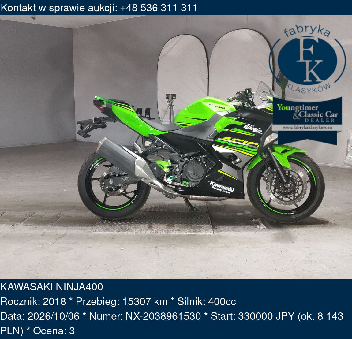 KAWASAKI NINJA400 2018 - zdjęcie 2
