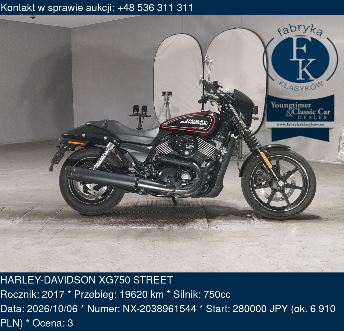 HARLEY-DAVIDSON XG750 STREET 2017 - zdjęcie 2