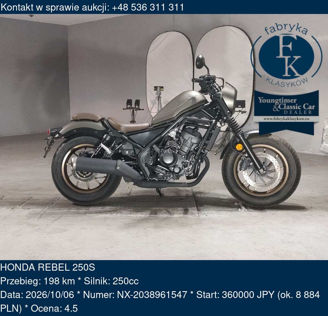 HONDA REBEL 250S - zdjęcie 2