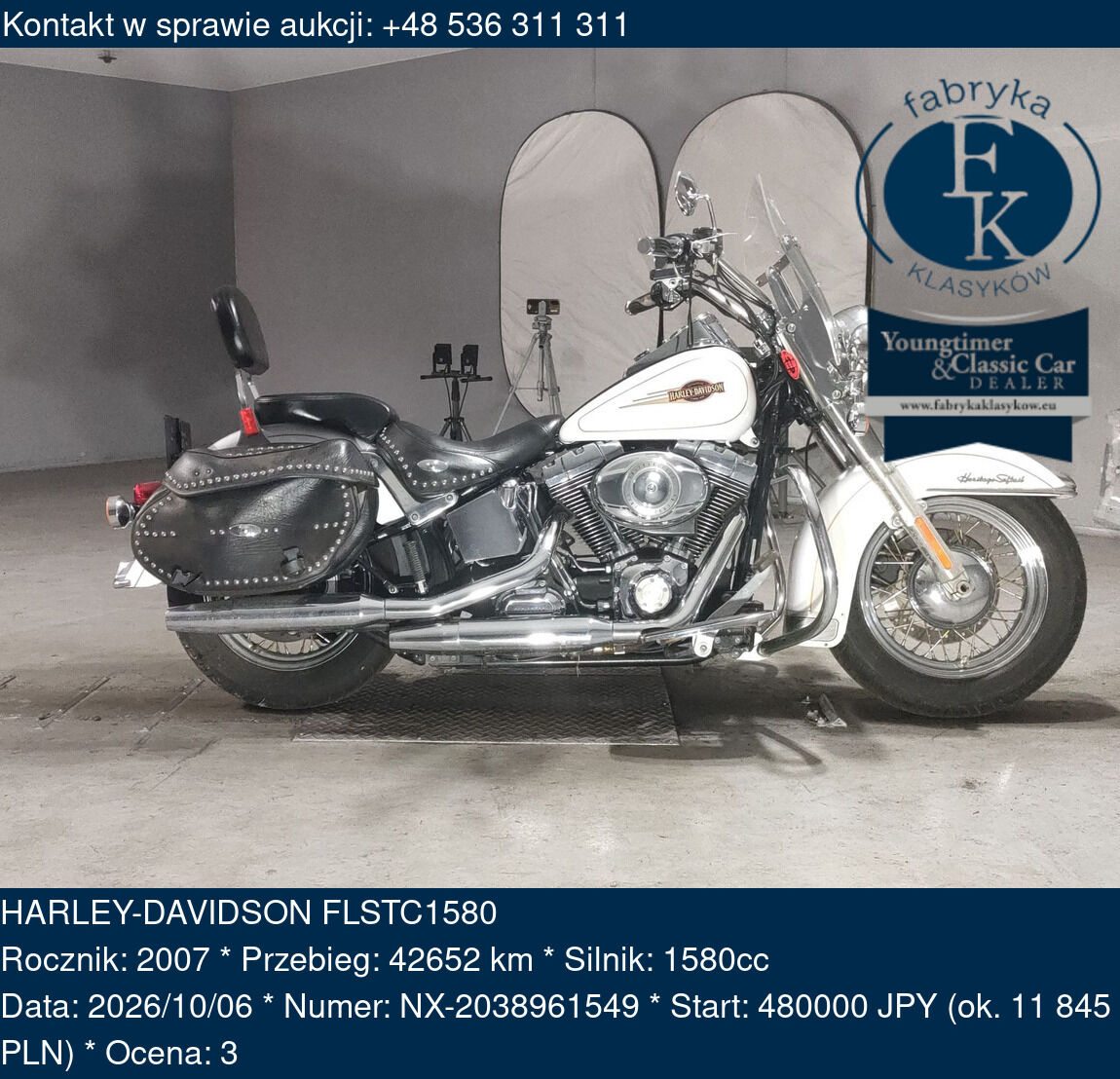 HARLEY-DAVIDSON FLSTC1580 2007 - zdjęcie 2