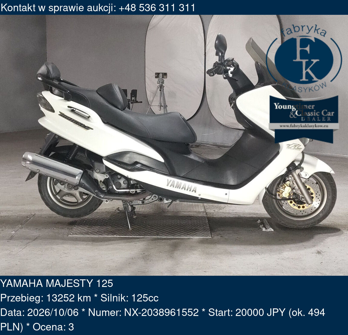 YAMAHA MAJESTY 125  - zdjęcie 2