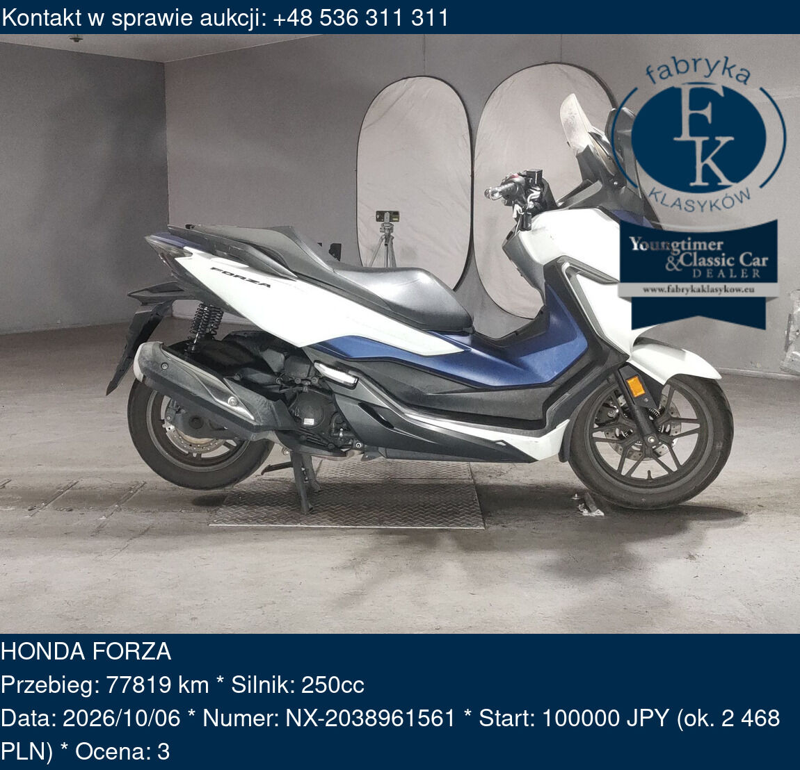 HONDA FORZA  - zdjęcie 2