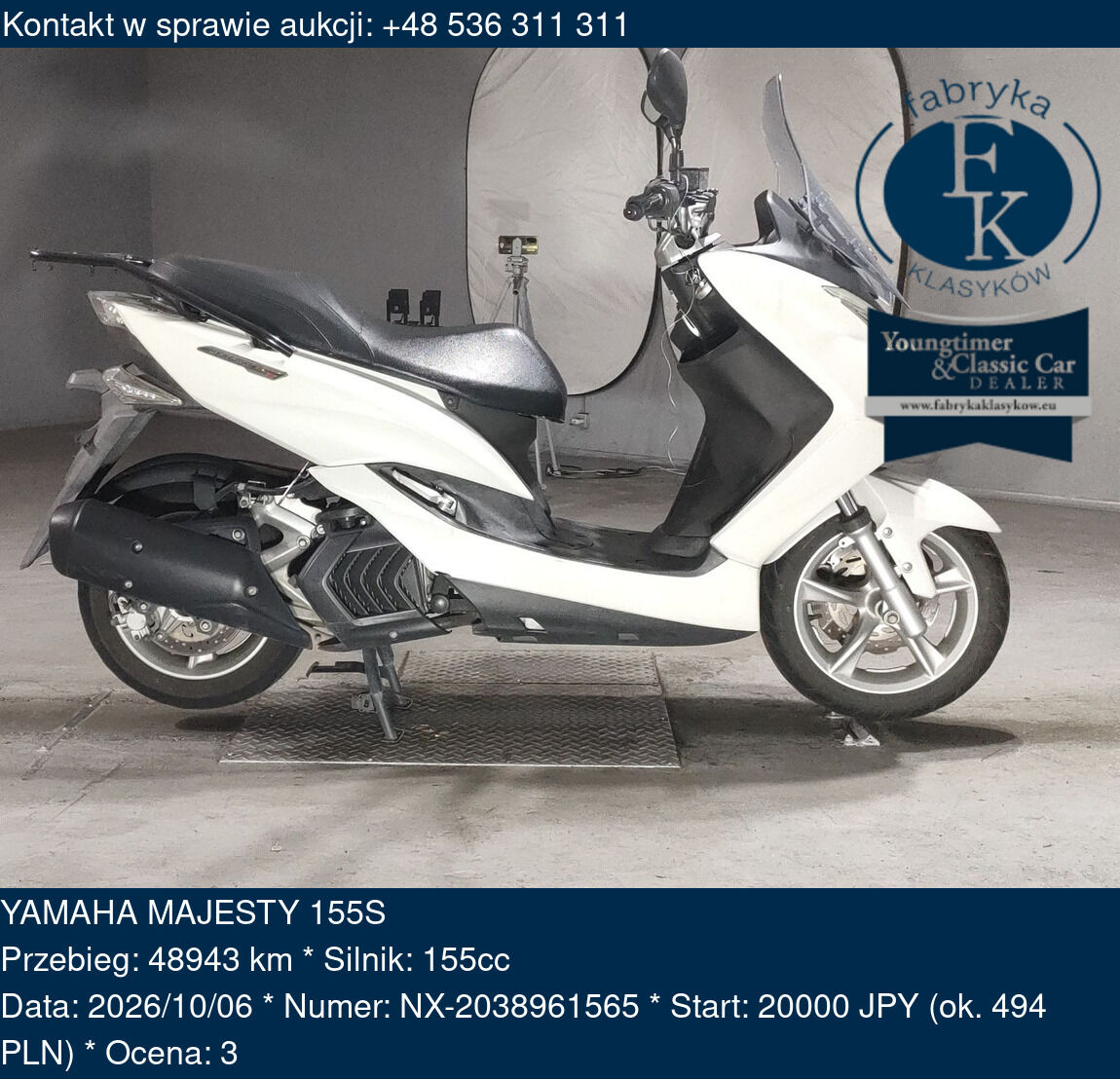YAMAHA MAJESTY 155S - zdjęcie 2