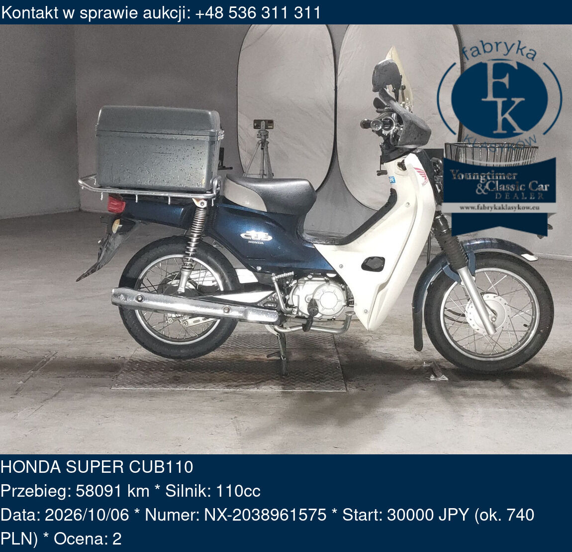 HONDA SUPER CUB110  - zdjęcie 2