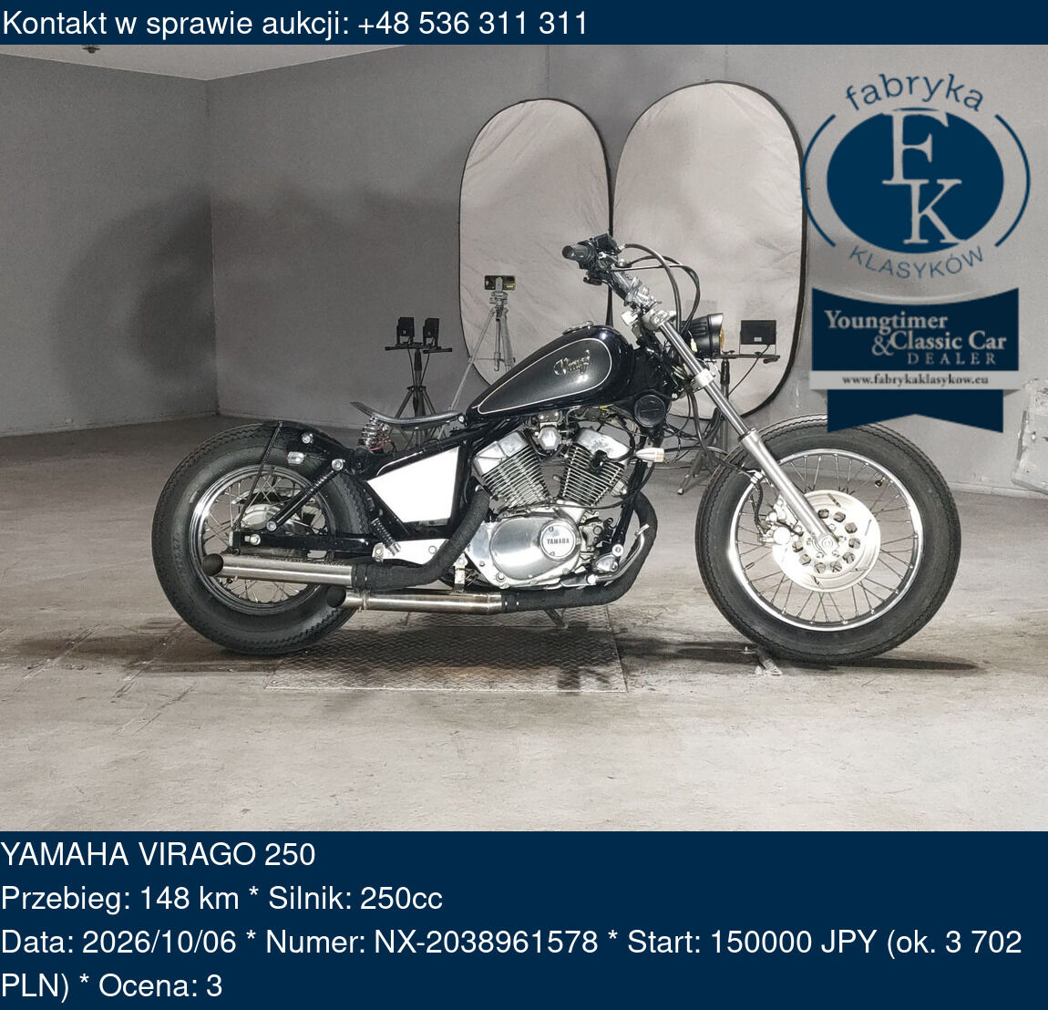 YAMAHA VIRAGO 250  - zdjęcie 2