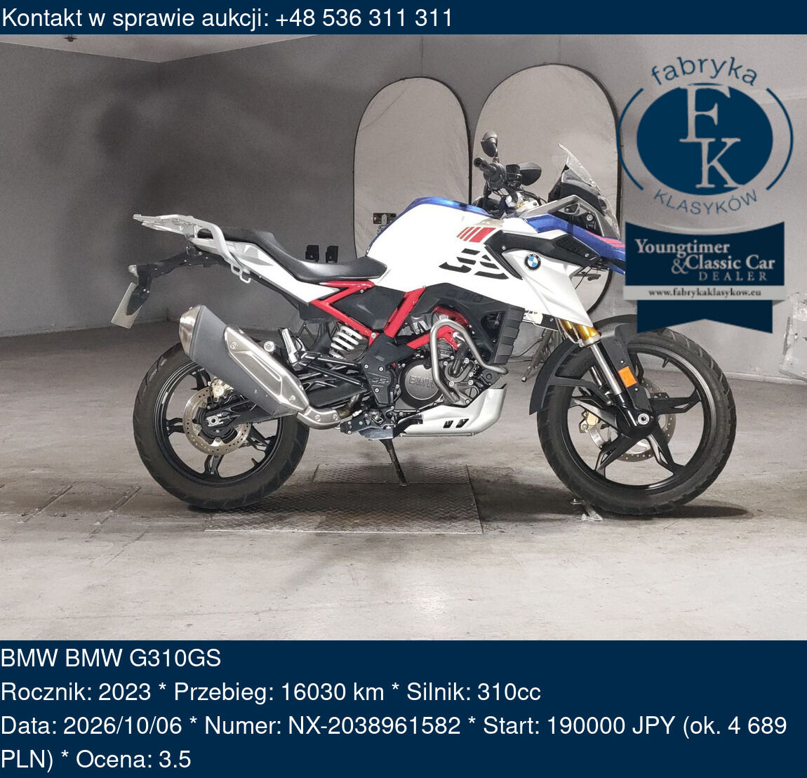 BMW BMW G310GS 2023 - zdjęcie 2
