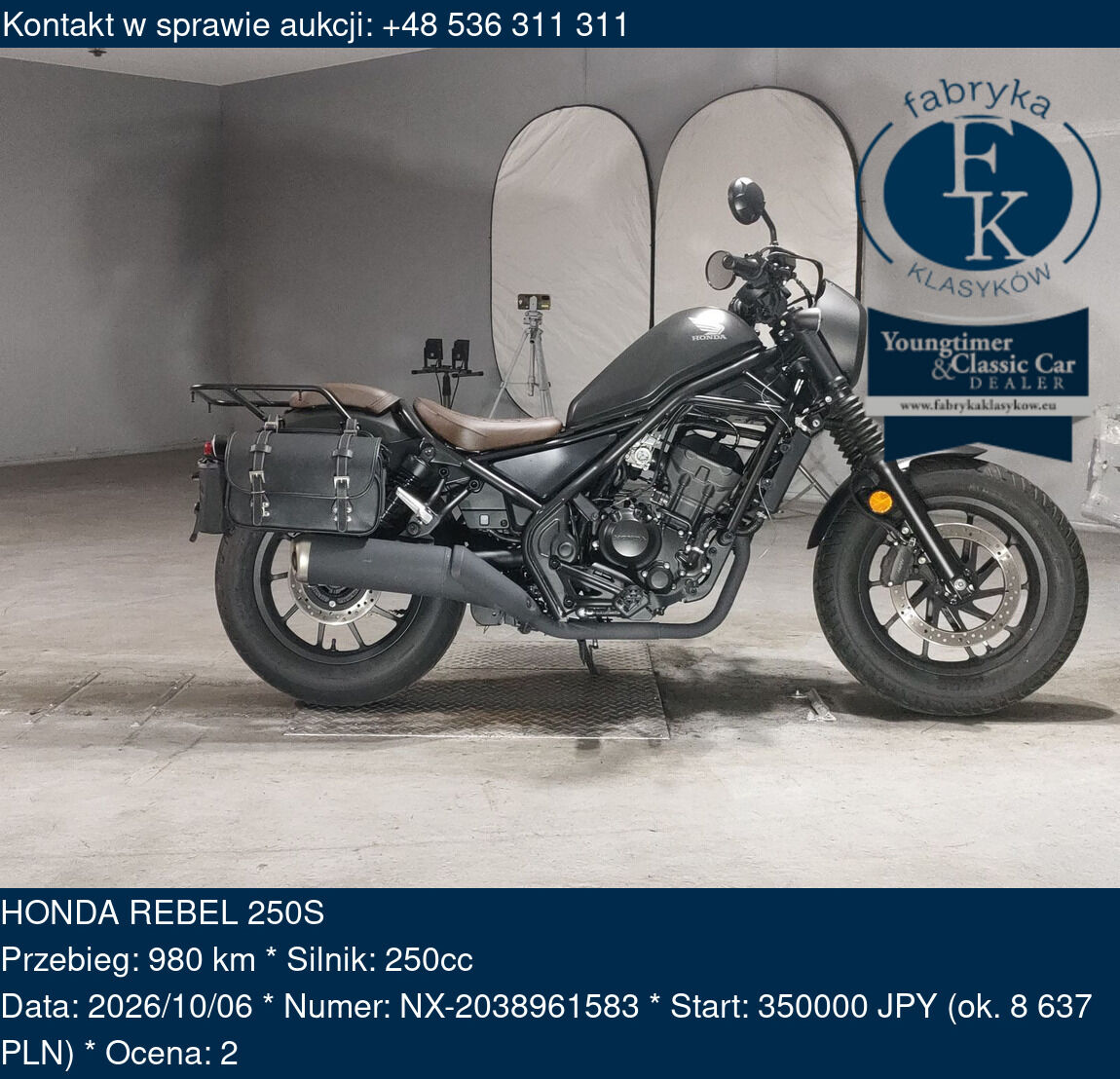 HONDA REBEL 250S - zdjęcie 2