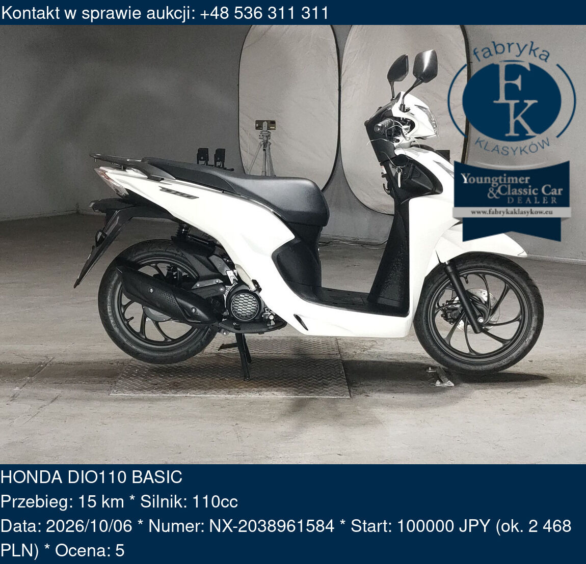 HONDA DIO110 BASIC - zdjęcie 2