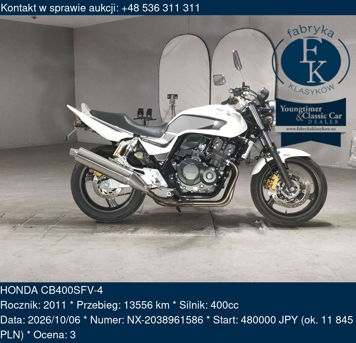 HONDA CB400SFV-4 2011 - zdjęcie 2