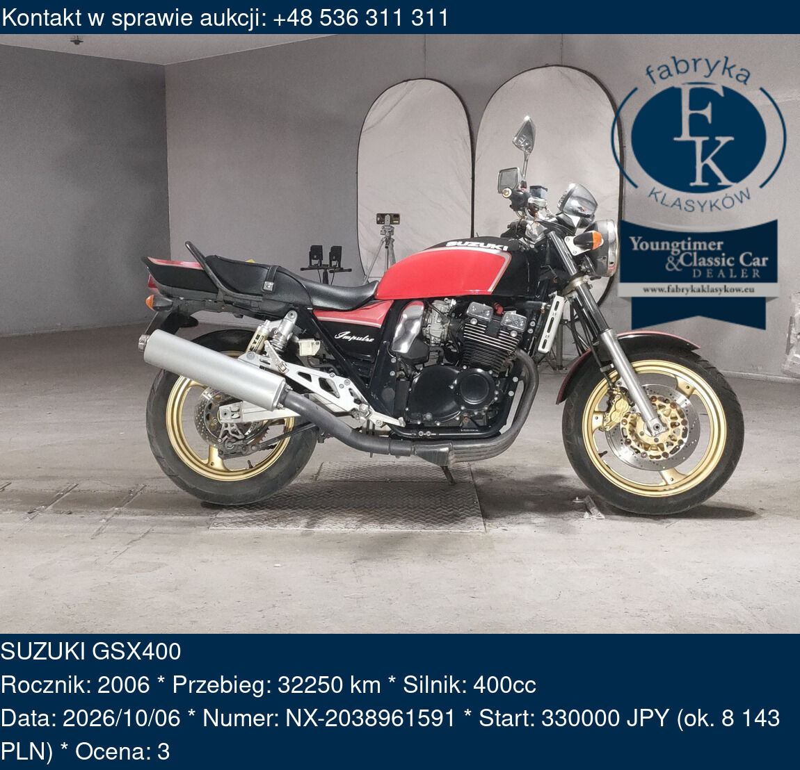 SUZUKI GSX400 2006 - zdjęcie 2