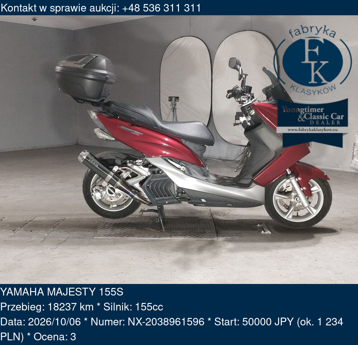 YAMAHA MAJESTY 155S  - zdjęcie 2