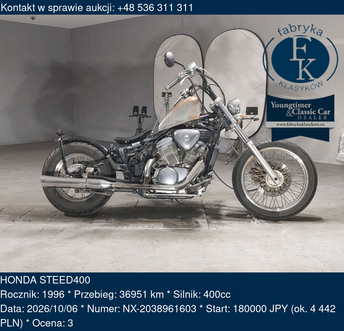 HONDA STEED400 1996 - zdjęcie 2