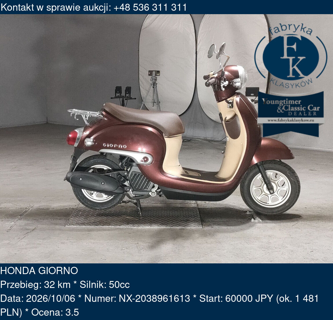 HONDA GIORNO - zdjęcie 2