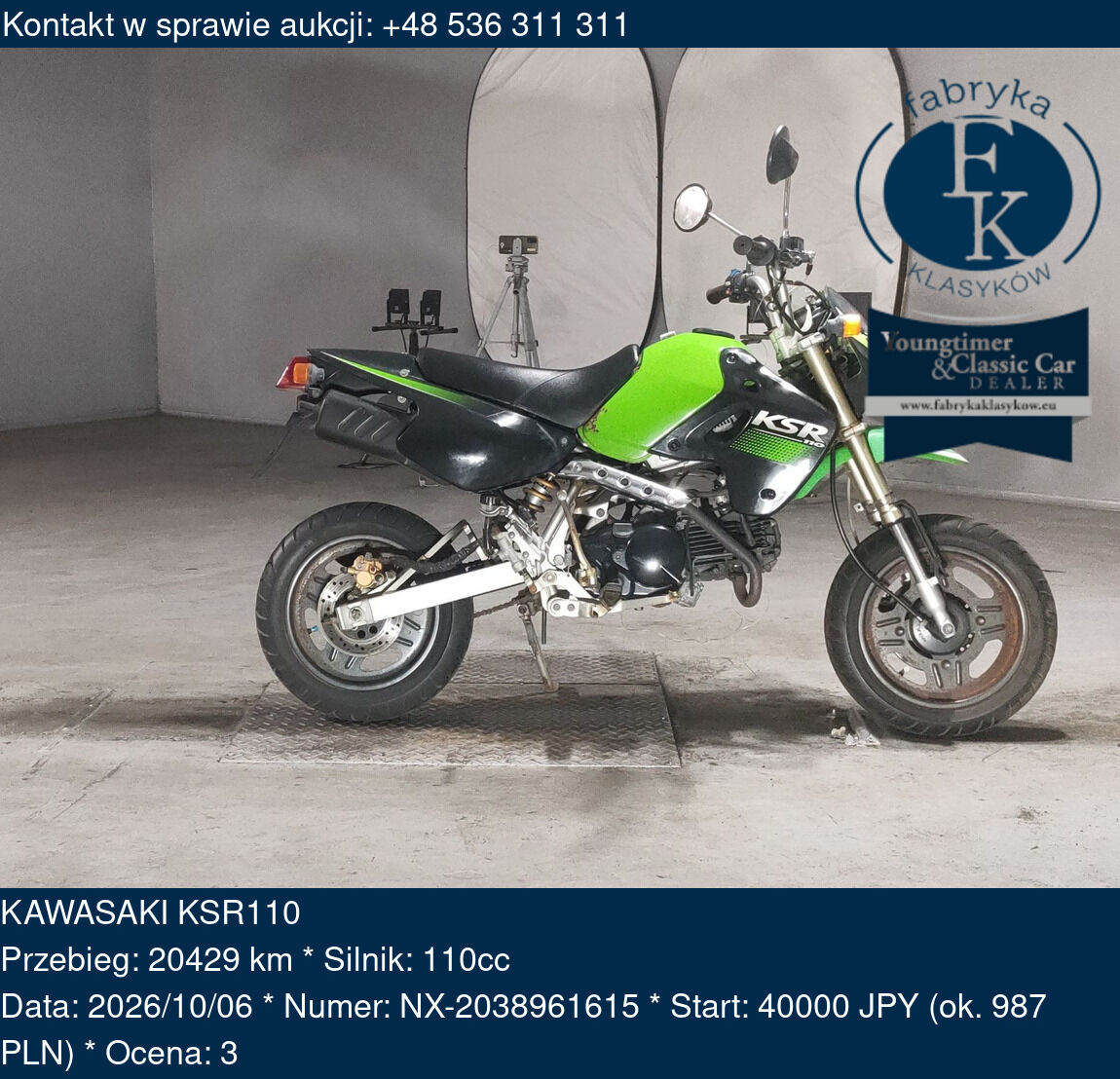 KAWASAKI KSR110  - zdjęcie 2