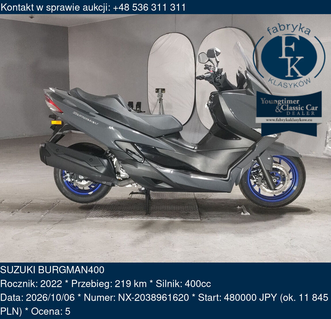SUZUKI BURGMAN400 2022 - zdjęcie 2