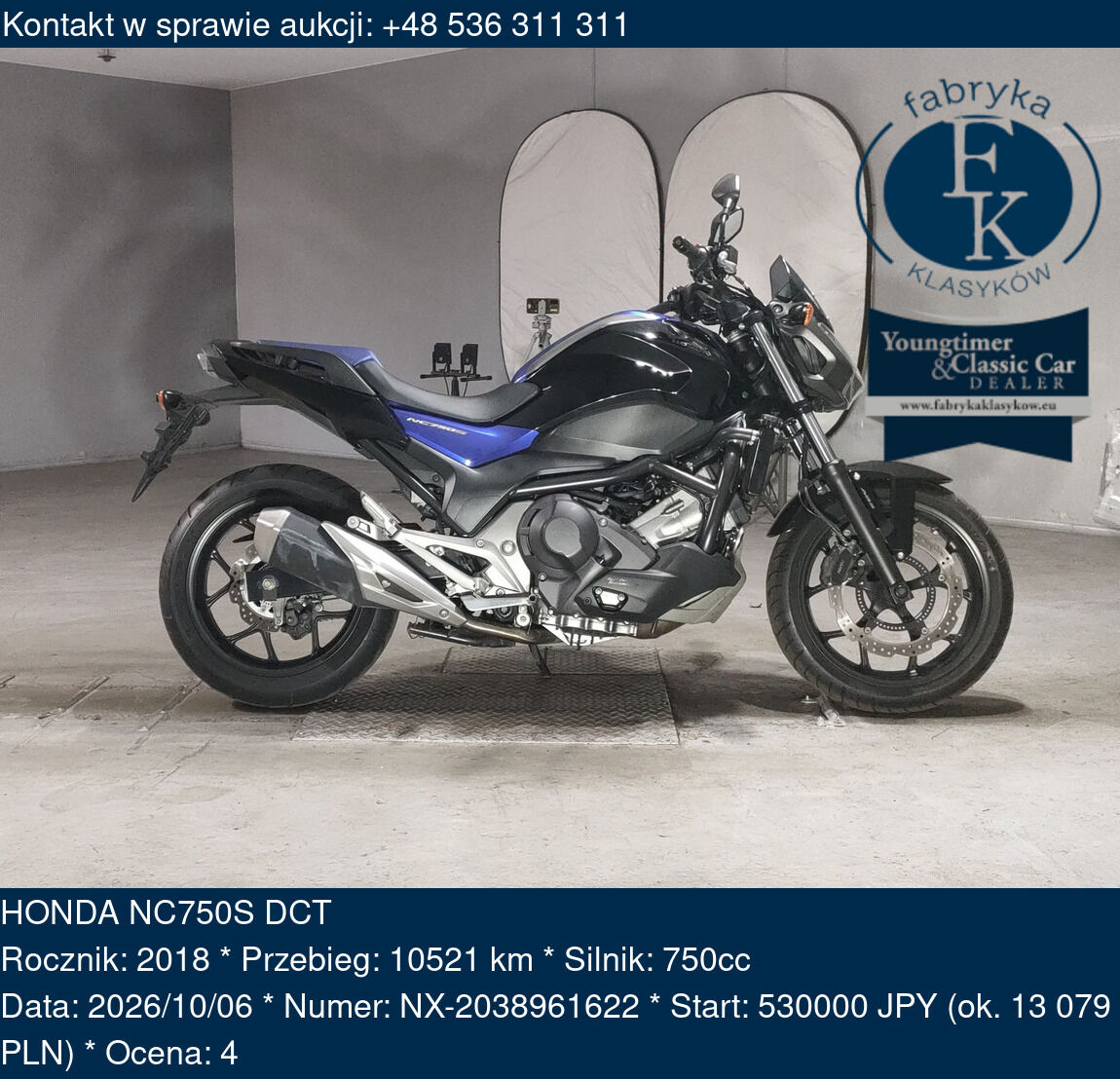 HONDA NC750S DCT 2018 - zdjęcie 2