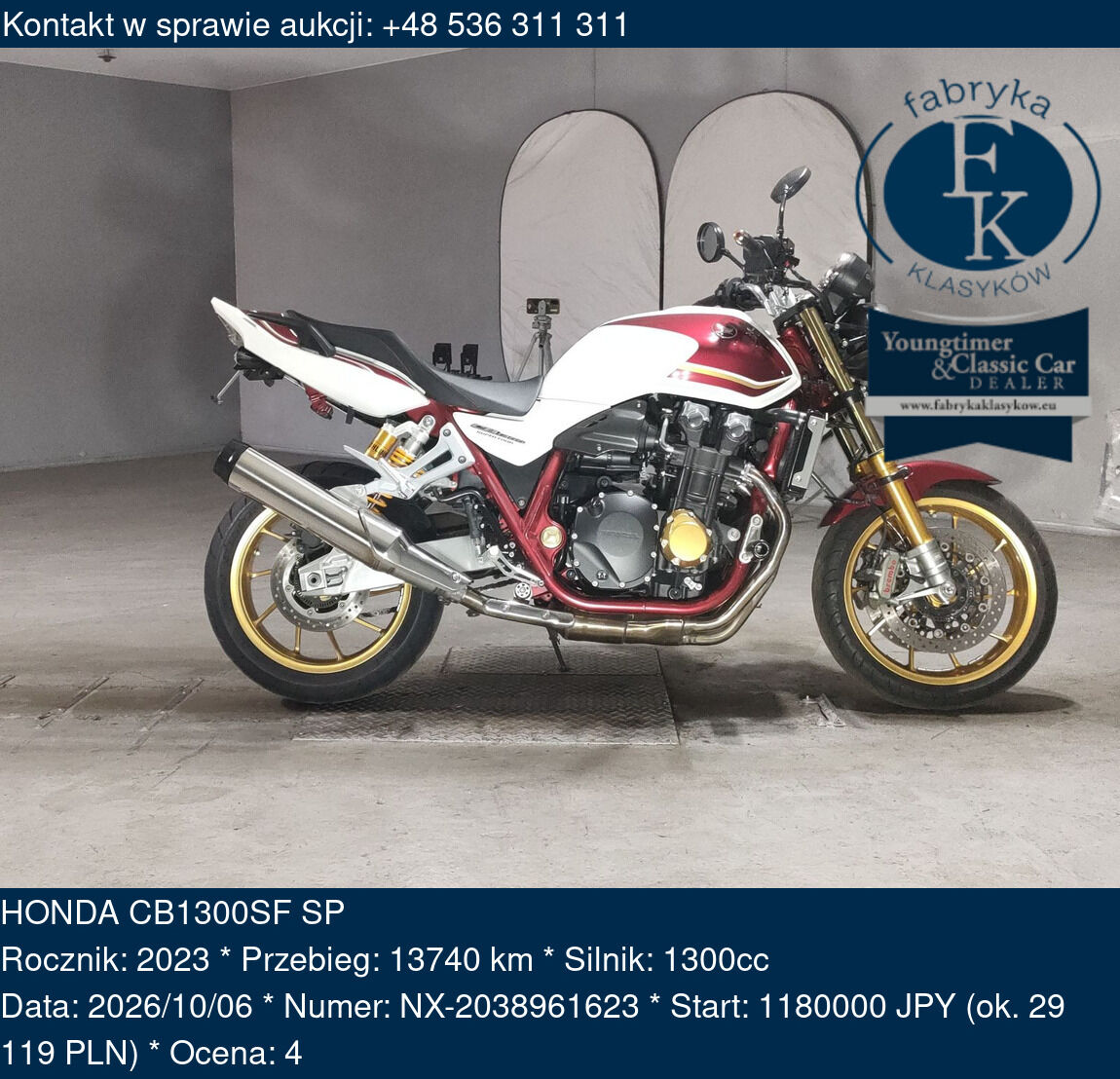 HONDA CB1300SF SP 2023 - zdjęcie 2