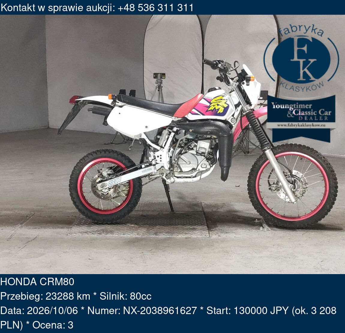 HONDA CRM80  - zdjęcie 2