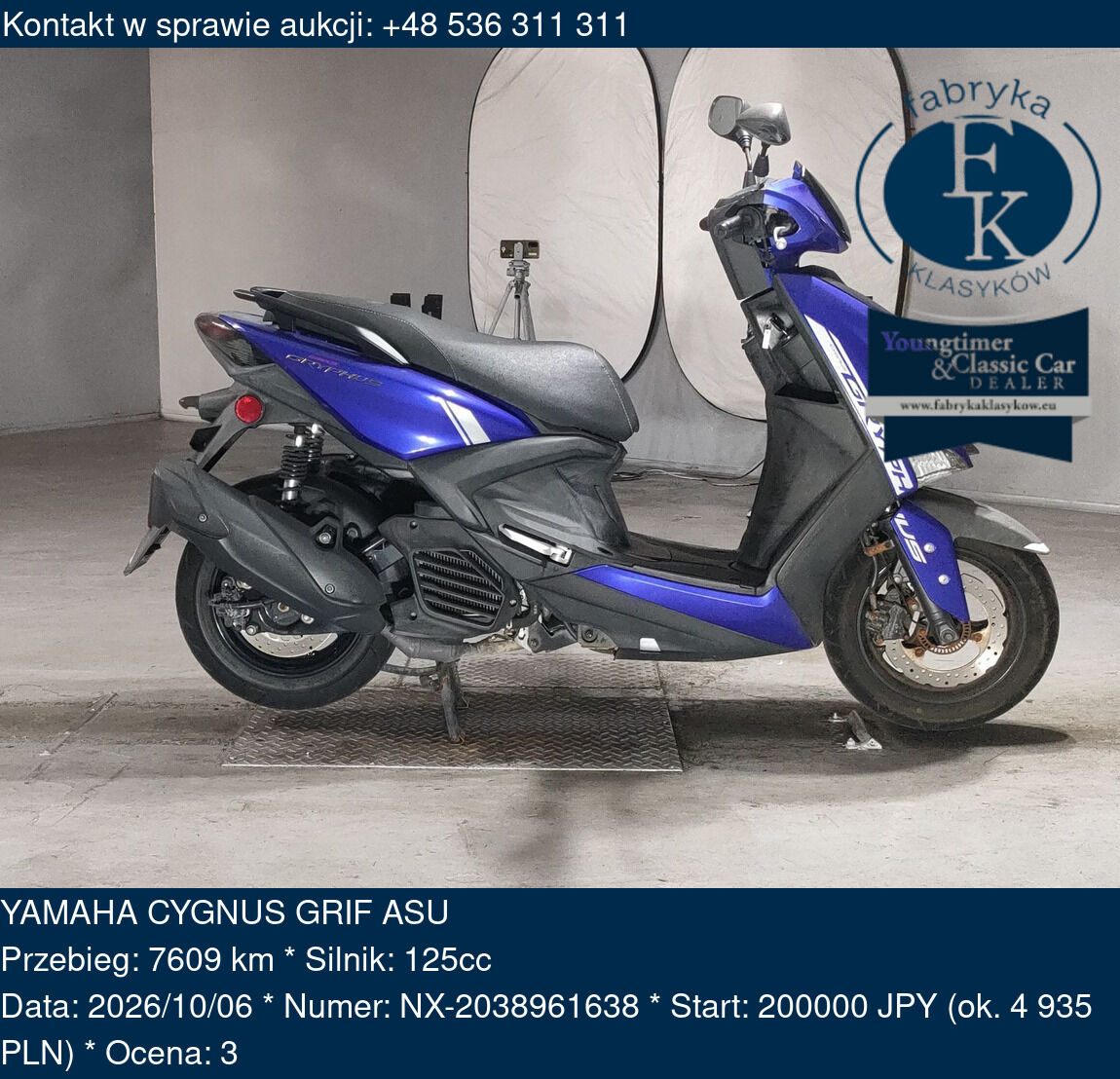 YAMAHA CYGNUS GRIF ASU - zdjęcie 2