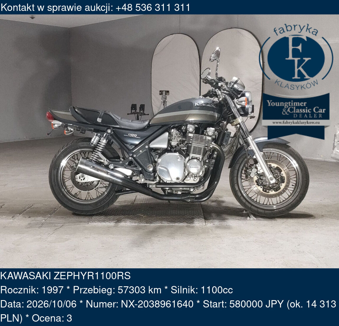 KAWASAKI ZEPHYR1100RS 1997 - zdjęcie 2