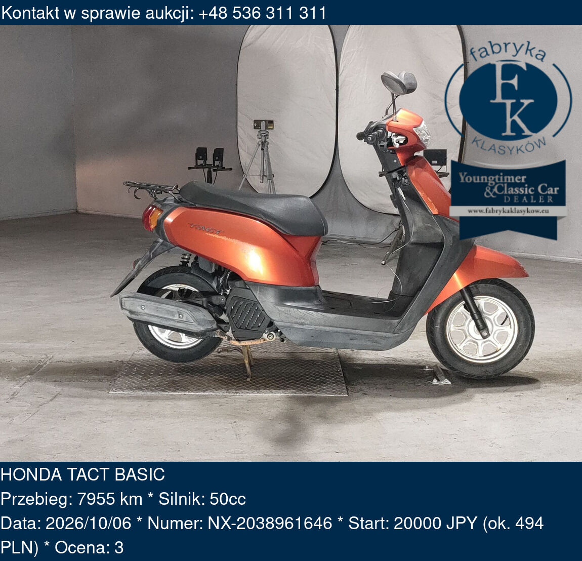 HONDA TACT BASIC - zdjęcie 2