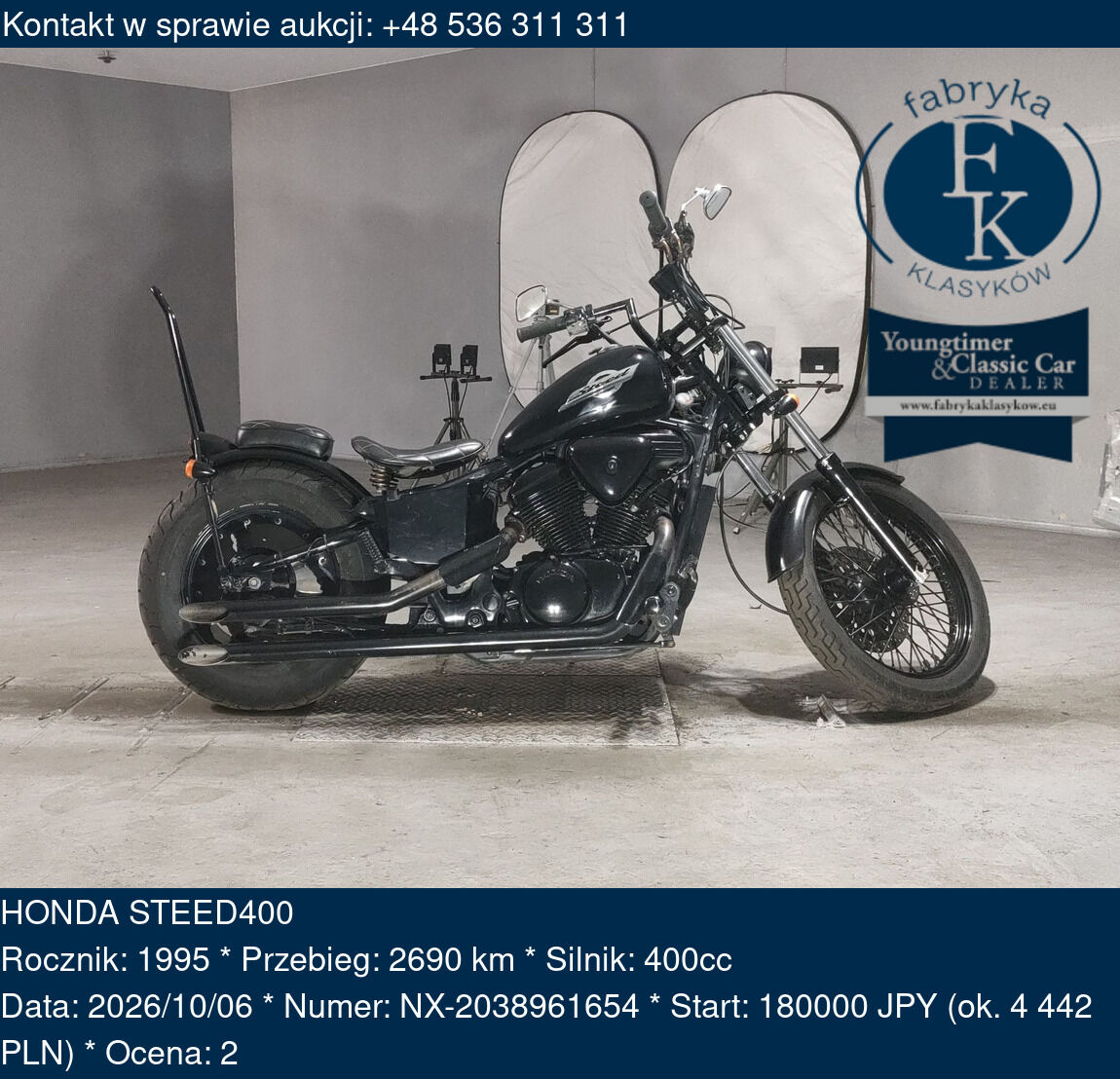 HONDA STEED400 1995 - zdjęcie 2