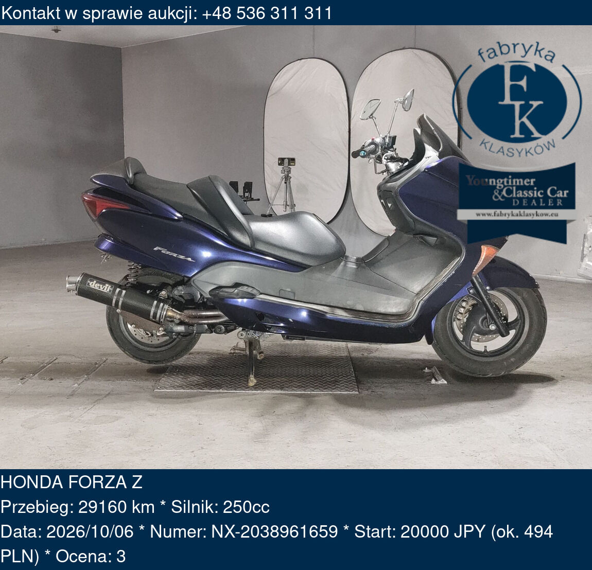 HONDA FORZA Z  - zdjęcie 2