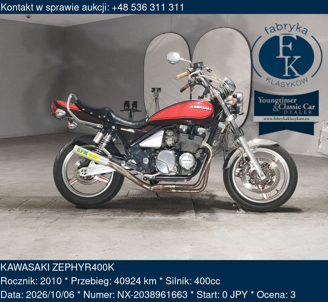 KAWASAKI ZEPHYR400K 2010 - zdjęcie 2