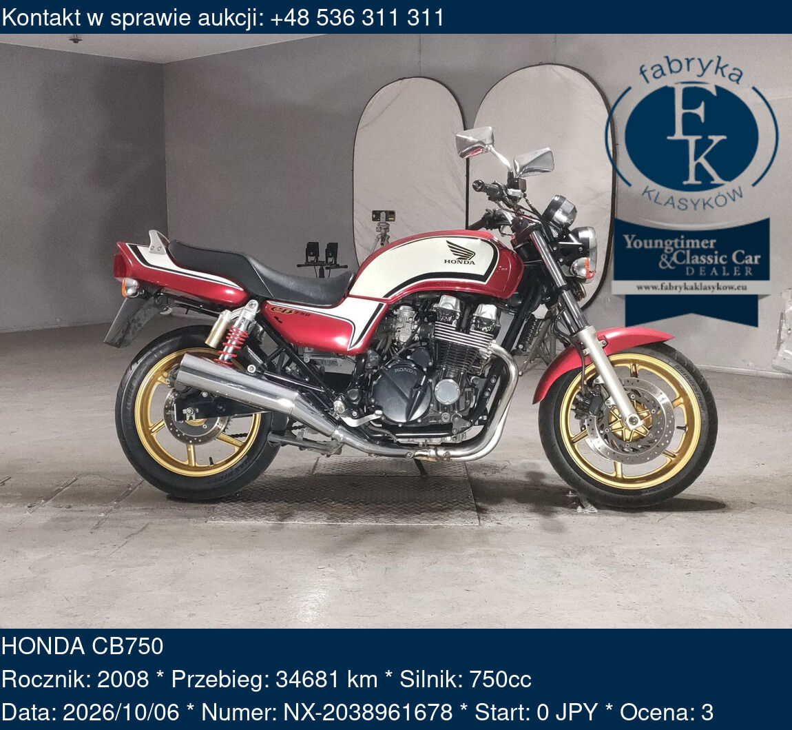 HONDA CB750 2008 - zdjęcie 2