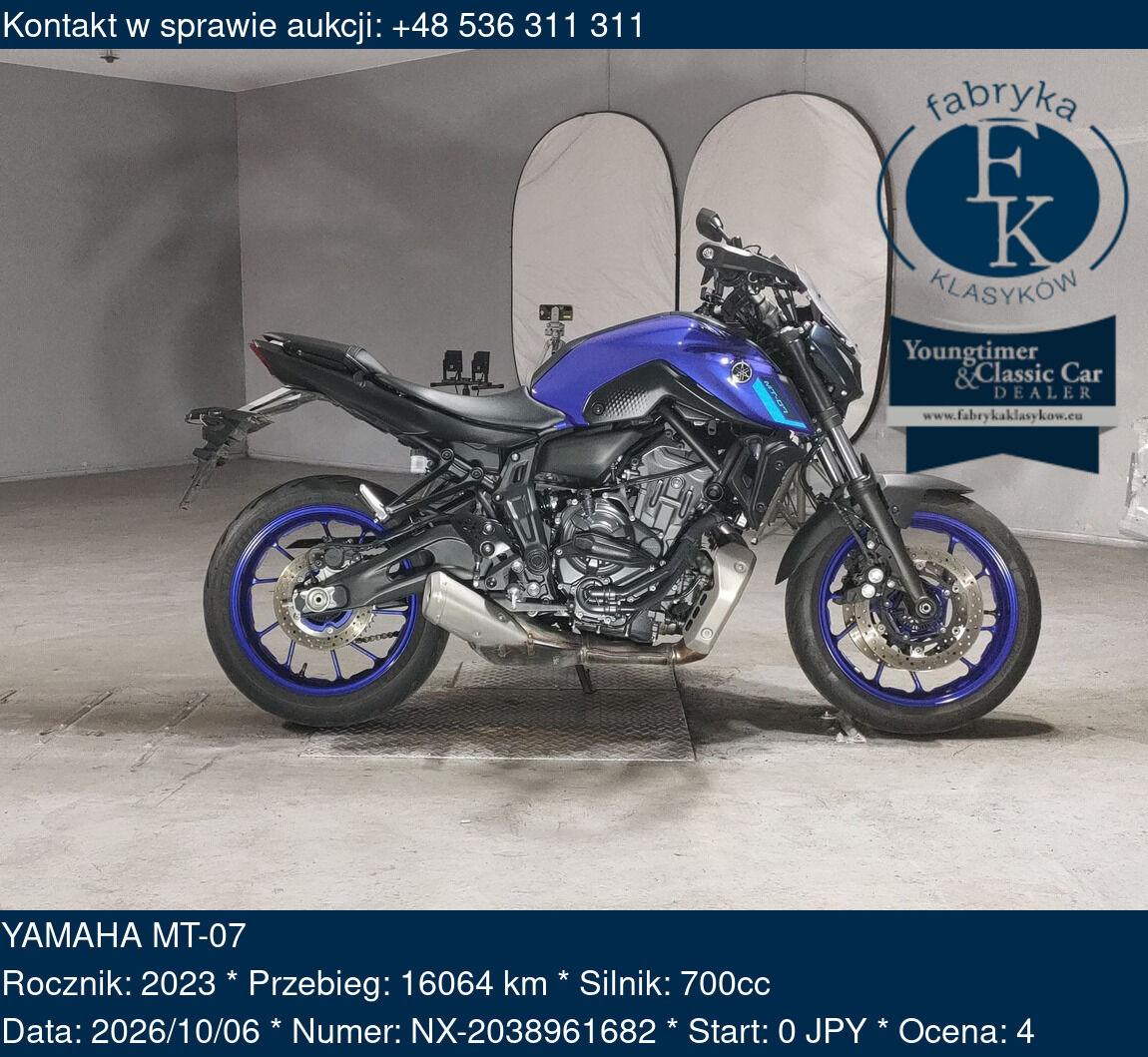 YAMAHA MT-07 2023 - zdjęcie 2