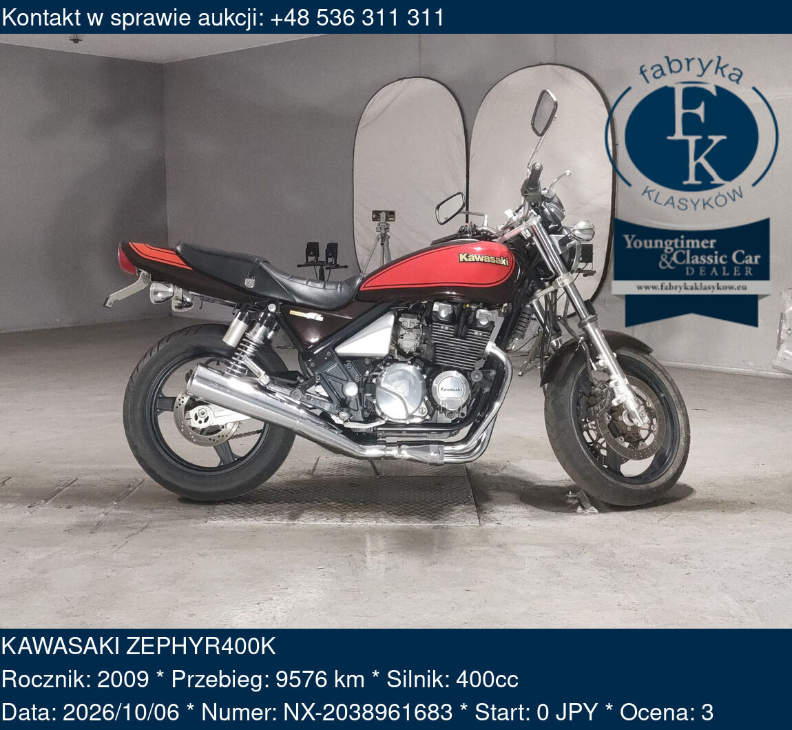 KAWASAKI ZEPHYR400K 2009 - zdjęcie 2