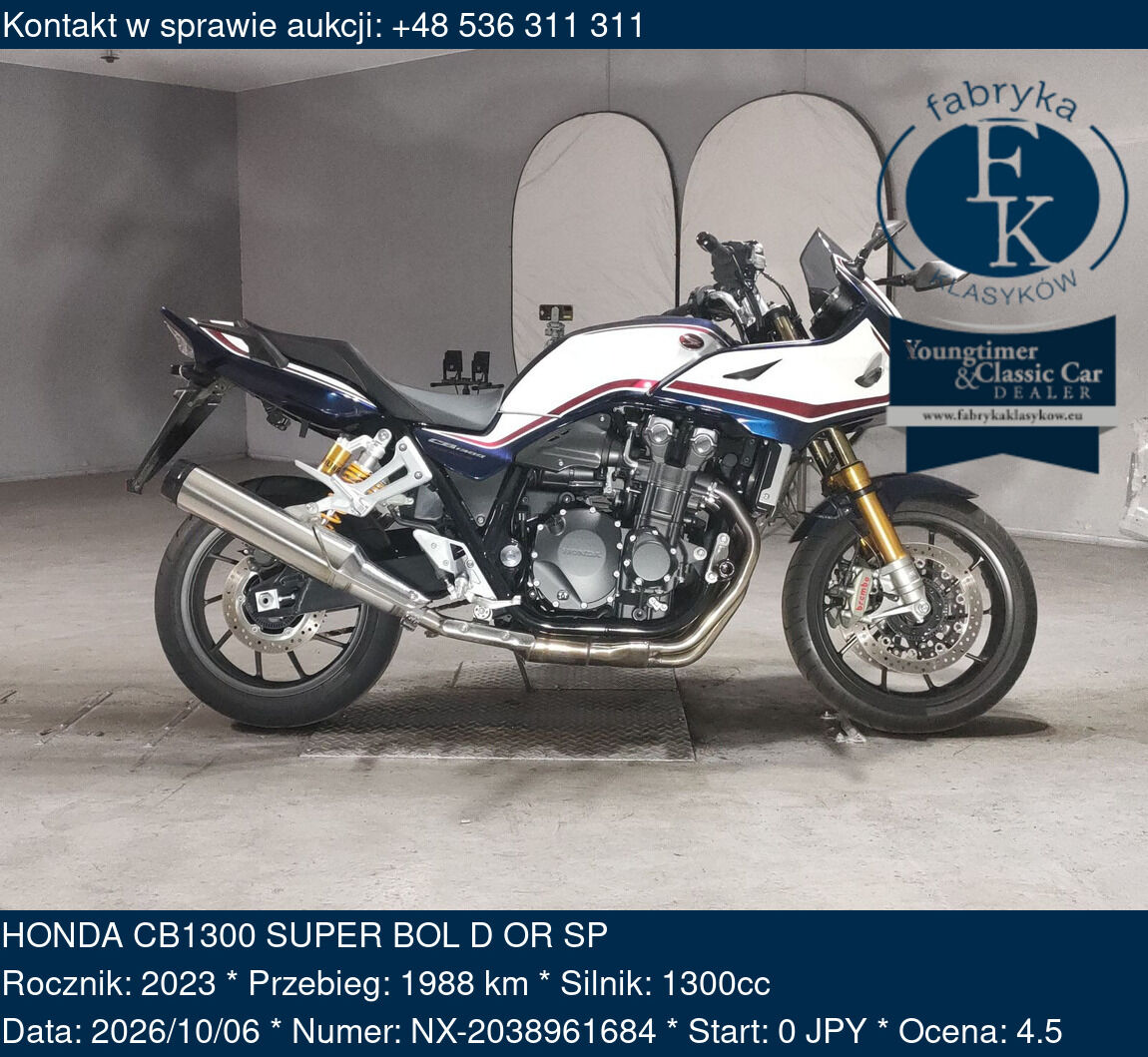 HONDA CB1300 SUPER BOL D OR SP 2023 - zdjęcie 2