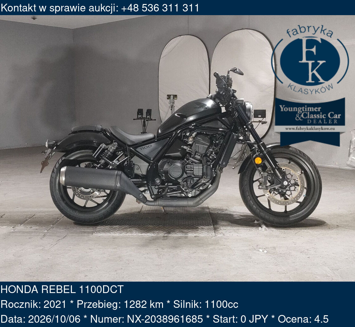 HONDA REBEL 1100DCT 2021 - zdjęcie 2